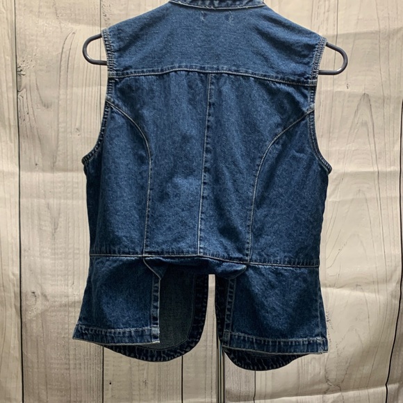 Great Northwest Clothing Company Dark Blue Denim Vest - Picture 7 of 8